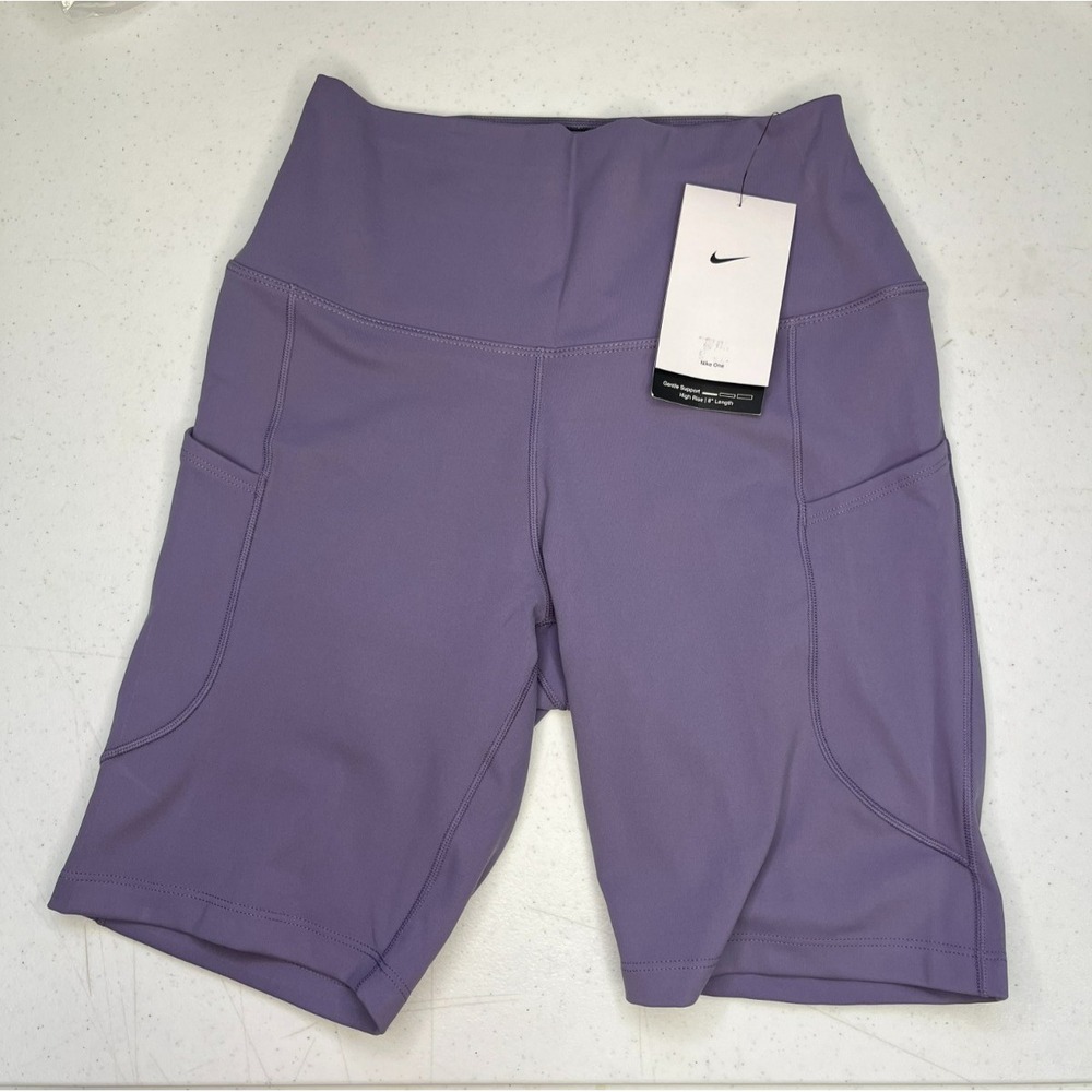 Purple Nike Womens Small Biker Shorts